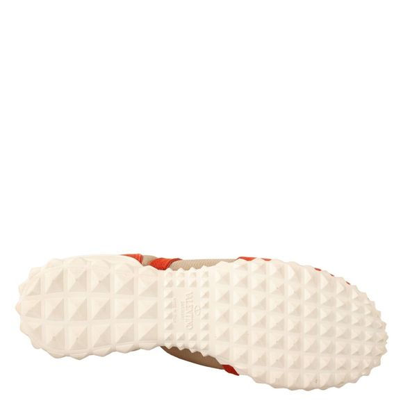 Valentino Multicolor Low Top Suede Casual Lace Up Sneakers Shoes - Picture 3 of 4